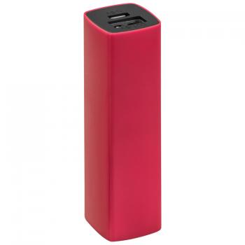 Powerbank 2.200 mAh mit USB Anschluss / inkl. Ladekabel / Farbe: rot