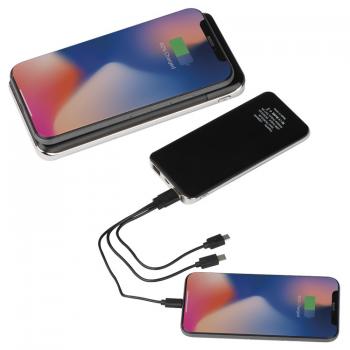 Powerbank mit Induktionsladefunktion / Leistung von 8.000mAh