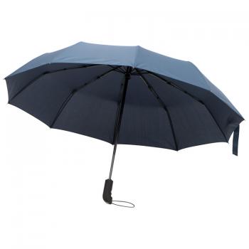 Regenschirm / Sturmsicherer Automatik Taschenschirm aus Pongee mit Softgriff