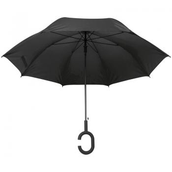 Regenschirm "Hände frei" / Farbe: schwarz