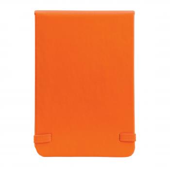 Reporter Notizbuch / DIN A6 / 160 S. / liniert / PU Hardcover / Farbe: orange