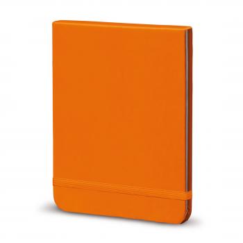 Reporter Notizbuch / DIN A6 / 160 S. / liniert / PU Hardcover / Farbe: orange