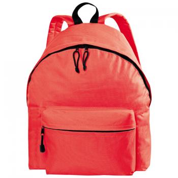 Rucksack aus Polyester / Farbe: rot