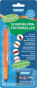 Schreiblern - Tintenroller Füllhalter Füller pink