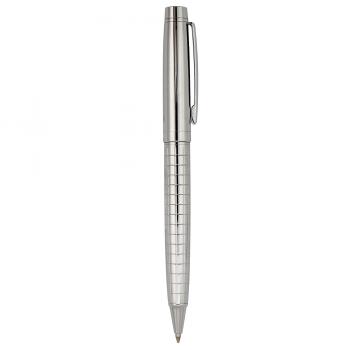 Schreibset / bestehend aus Kugelschreiber + Rollerball / Farbe: silber