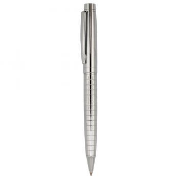 Schreibset / bestehend aus Kugelschreiber + Rollerball / Farbe: silber