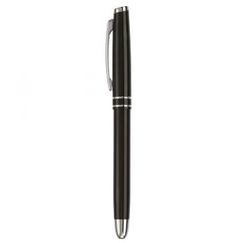 Schreibset / bestehend aus Kugelschreiber und Rollerball / Farbe: schwarz