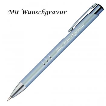 Schreibset mit Gravur / Touchpen Kugelschreiber + Druckbleistift / Farbe: silber