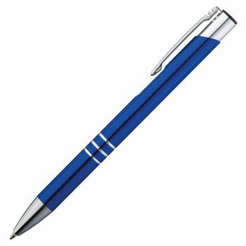 Schreibset mit Gravur / Touchpen Kugelschreiber + Kugelschreiber / Farbe: blau