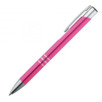 Schreibset mit Gravur / Touchpen Kugelschreiber + Kugelschreiber / Farbe: pink