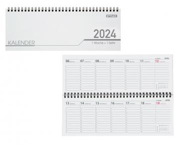 Schreibtisch Kalender / 32 Blatt / Schreibtischquerkalender 2024