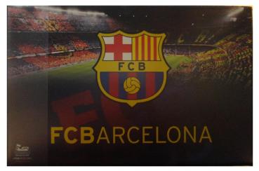 Schreibtischunterlage 38,5x58,5cm / "FC Barcelona"
