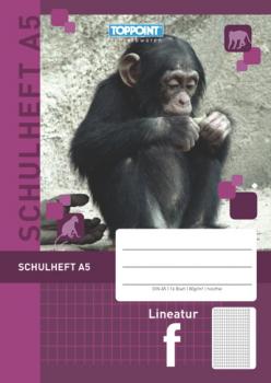 Schulheft DIN A5 Lineatur F