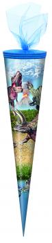 Schultüte / Zuckertüte / 70cm / rund / "Dinotopia"