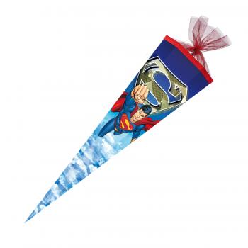 Schultüte / Zuckertüte / 85cm / eckig / "DC Superman"