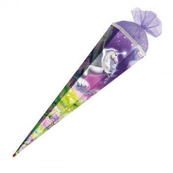 Schultüte / Zuckertüte / 85cm / eckig / "Magic Pegasus"