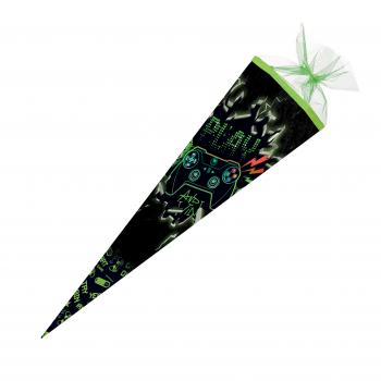 Schultüte / Zuckertüte / 85cm / eckig / "Play & Win"