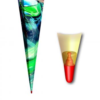 Schultüte / Zuckertüte / 85cm / eckig / "Racing"