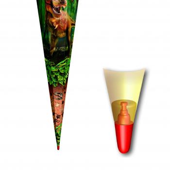 Schultüte / Zuckertüte / 85cm / eckig / "T-Rex"