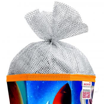 Schultüte / Zuckertüte / 85cm / eckig / "Weltraum"