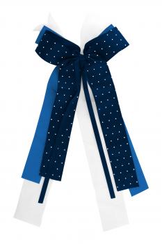 Schultütenschleife / Dekoschleife / ca. 23 x 50 cm / Farbe: blau