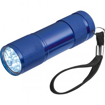 Set bestehend aus Taschenlampe und Taschenmesser / Farbe: blau