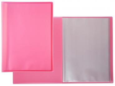 Sichtmappe / Sichtbuch / DIN A4 20 Hüllen / Farbe: pink