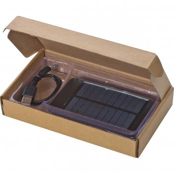 Solar Powerbank mit Gravur / mit 4.000 mAh Leistung