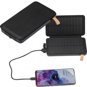 Solar Powerbank mit zwei Solarplatten / mit 8.000 mAh Leistung