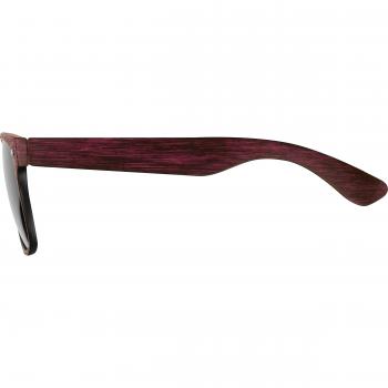 Sonnenbrille im "Two Tone" Design / Farbe: rot/braun
