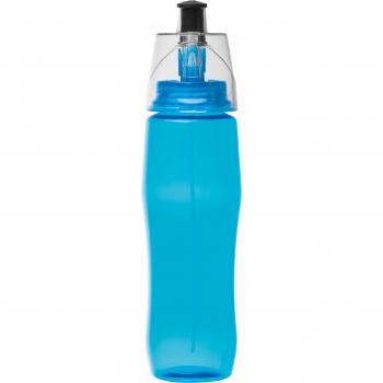 Sporttrinkflasche mit Sprayfunktion / 700ml / Farbe: hellblau