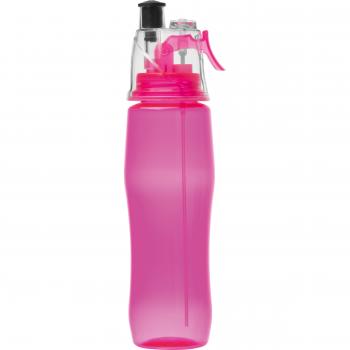 Sporttrinkflasche mit Sprayfunktion / 700ml / Farbe: pink