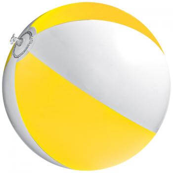 Strandball / Wasserball / Farbe: gelb-weiß