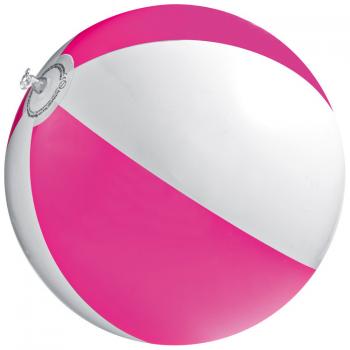Strandball / Wasserball / Farbe: pink-weiß