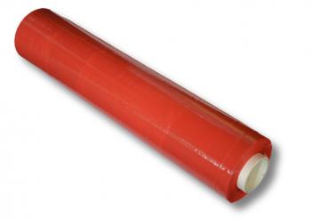 Stretchfolie / 500mm x 300m / 23my / Farbe: rot