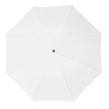 Taschen-Regenschirm / mit Schutzhülle / Farbe: weiss