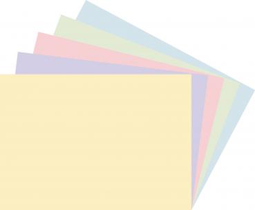 Tonzeichenpapier / DIN A5 / 200g / 40 Blatt / 5 Pastell-Farben