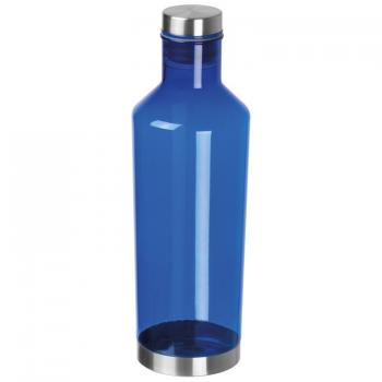 Transparente Trinkflasche aus Tritan / 800ml / Farbe: blau