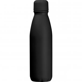 Trinkflasche / aus Aluminium / Füllmenge 0,6l / Farbe: schwarz