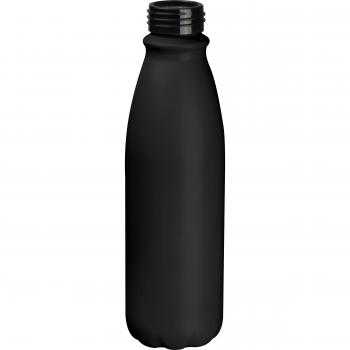 Trinkflasche / aus Aluminium / Füllmenge 0,6l / Farbe: schwarz