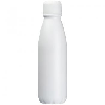 Trinkflasche / aus Aluminium/ Füllmenge 0,6l / Farbe: weiß