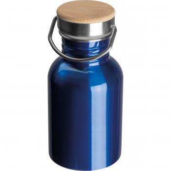 Trinkflasche / aus Edelstahl / 300ml / Farbe: blau