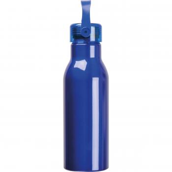 Trinkflasche aus recyceltem Aluminium mit Gravur / 750ml / Farbe: blau