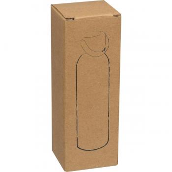 Trinkflasche aus recyceltem Aluminium mit Namensgravur - 600 ml - Farbe: weiß