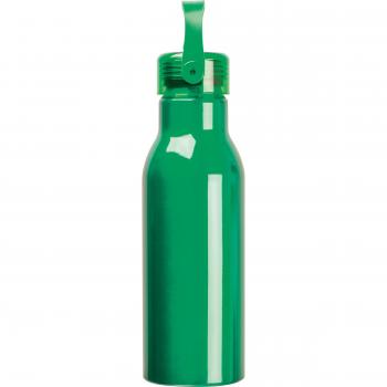 Trinkflasche aus recyceltem Aluminium mit Namensgravur - 750ml - Farbe: grün