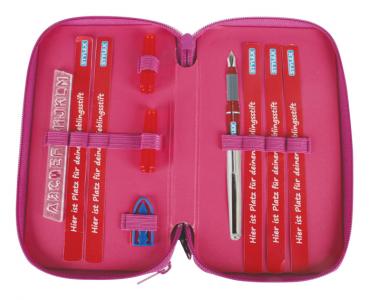 Tripledecker Federtasche / Federmappe / Schüleretui / 31tlg. gefüllt