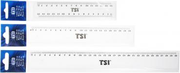 TSI Lineal 17cm / glasklar