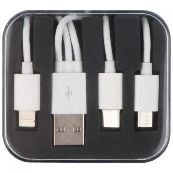 USB-Ladekabel 3 in 1 / USB Micro USB Adapter und Ladekabel für Android und iOS