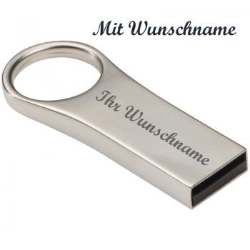 USB-Stick mit Namensgravur - aus Metall - 8GB