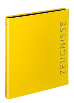 VELOFLEX Zeugnismappe / Zeugnisringbuch / Farbe: gelb